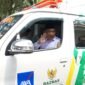 Penyerahan bantuan ambulans dari PT AXA Insurance kepada BAZNAS Kabupaten Sukabumi
