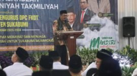 Bupati Sukabumi H. Asep Japar menghadiri pelantikan pengurus DPC Forum Komunikasi Diniyah Takmiliyah (FKDT)