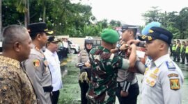 Polres Sukabumi menggelar apel gelar pasukan Operasi Kepolisian Terpusat Lilin Lodaya 2025