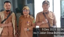 Kades Bumiwangi menyampaikan apresiasi kepada UPTD SDA Citarum
