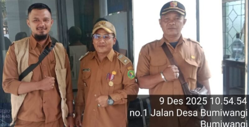 Kades Bumiwangi menyampaikan apresiasi kepada UPTD SDA Citarum