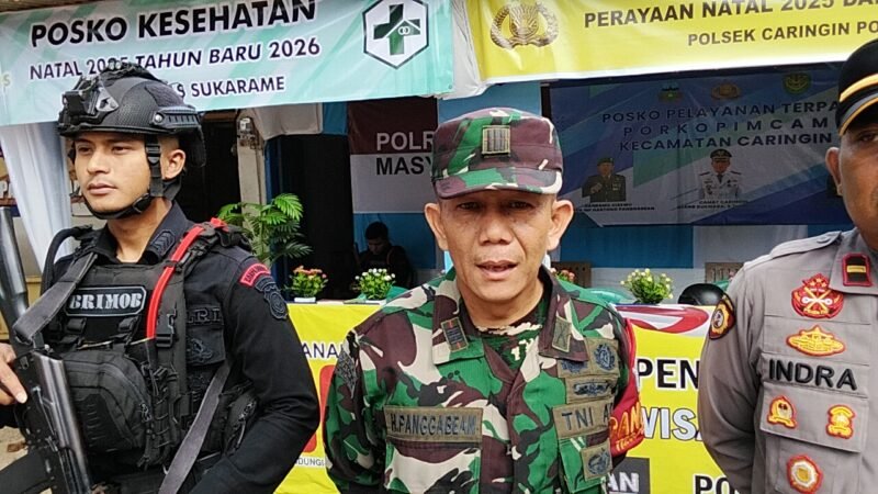 Danramil 1123/Cisewu menjamin keamanan dan kenyamanan wisatawan selama libur Natal dan Tahun Baru 2025/2026.