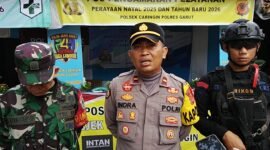 Kapolsek Caringin IPDA Indra Koncara mengapresiasi sinergi seluruh unsur pengamanan Nataru 2025/2026.