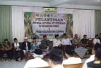 Wakil Bupati Sukabumi H. Andreas menghadiri pelantikan pengurus MUI, UPZ, FKUB,