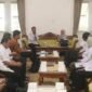 Wakil Bupati Sukabumi H. Andreas menerima kunjungan Tim Evaluasi