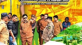 Dinas Perkim Kabupaten Sukabumi melaksanakan penataan dan penertiban kawasan Alun-Alun Gadobangkong