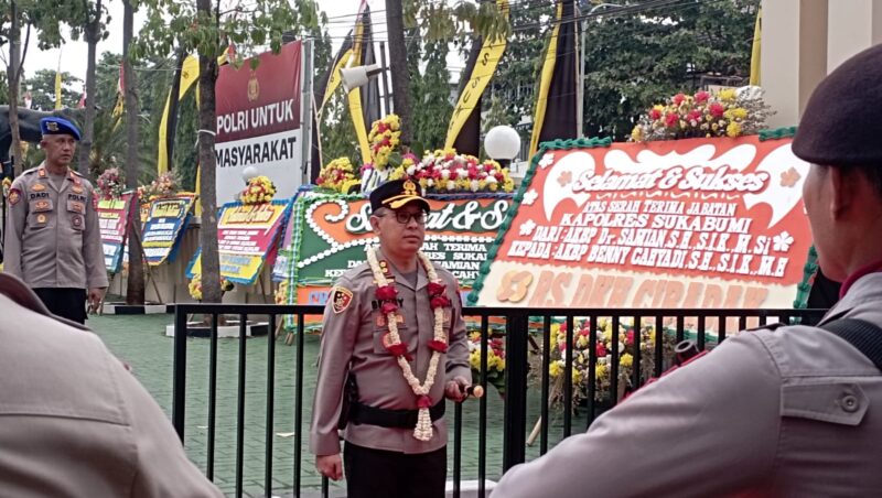Tongkat estafet kepemimpinan di Polres Sukabumi resmi berganti.