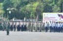 Barisan personel Dinas Perhubungan Kabupaten Sukabumi