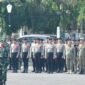 Barisan personel Satpol PP Kabupaten Sukabumi